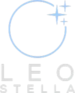 LEO Satellite logo showing a circular orbit with a small satellite icon above the text “LEO Satellite”